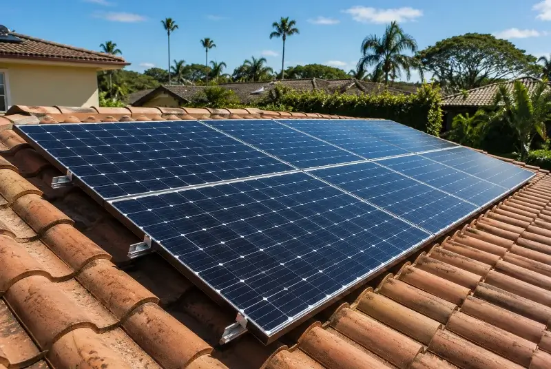 Installation de panneaux solaires à Lecques